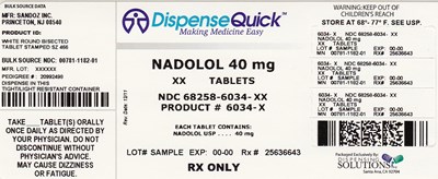 NDC 68258-6034-XX ------ SANDOZ.jpg NDC 68258-6034-XX - NDC 68258 6034 XX SANDOZ